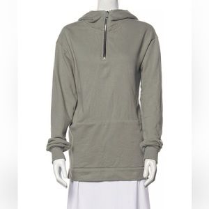 John Elliott Villain Side-Zip Hoodie Sweater Light Olive Green Size 2/M EUC